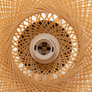 Lucy Handwoven Bamboo Pendant Light