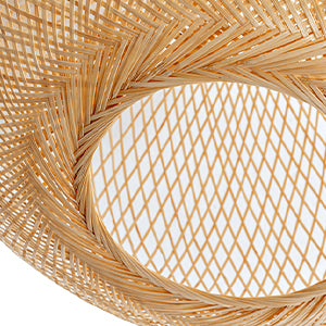 Lucy Handwoven Bamboo Pendant Light
