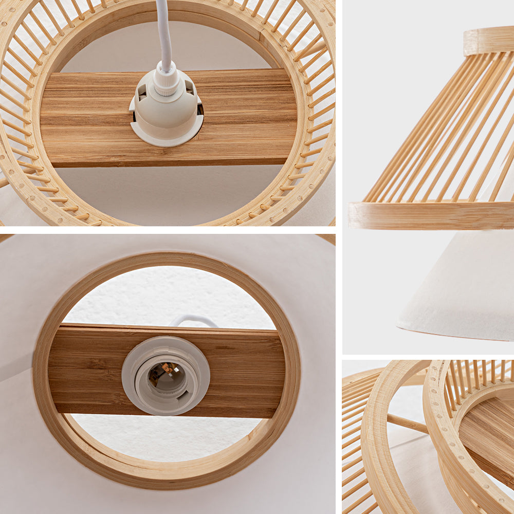 Claudia Bamboo Pendant Light