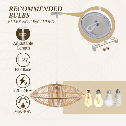 Tamsin Bamboo Pendant Light
