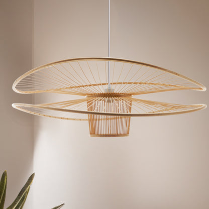 Ava Sofia Bamboo Pendant Light 60cm 80cm