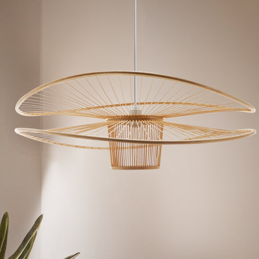 Ava Sofia Bamboo Pendant Light 60cm 80cm