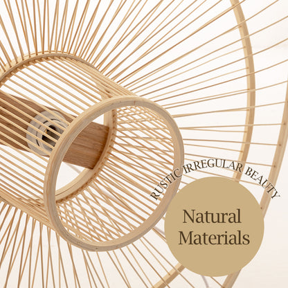 Ava Sofia Bamboo Pendant Light 60cm 80cm