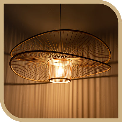 Ava Sofia Bamboo Pendant Light 60cm 80cm
