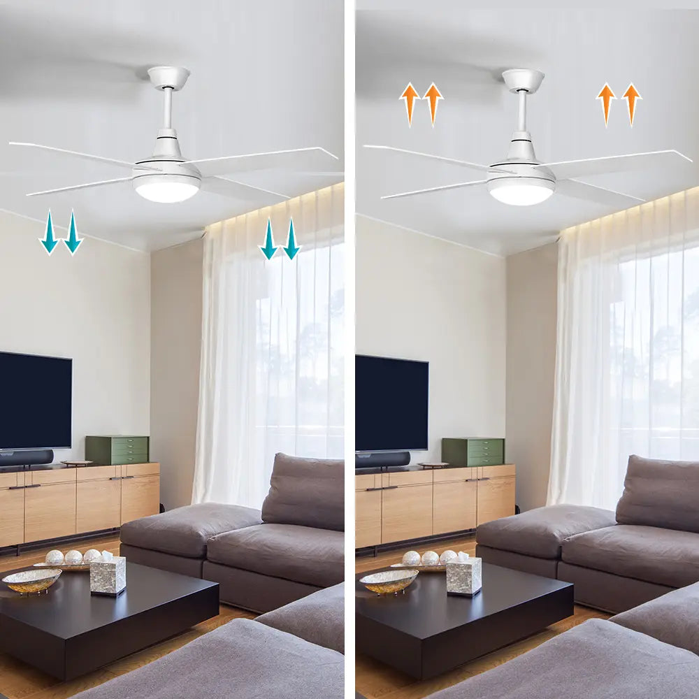Yulian 52" DC Ceiling Fan with LED Light