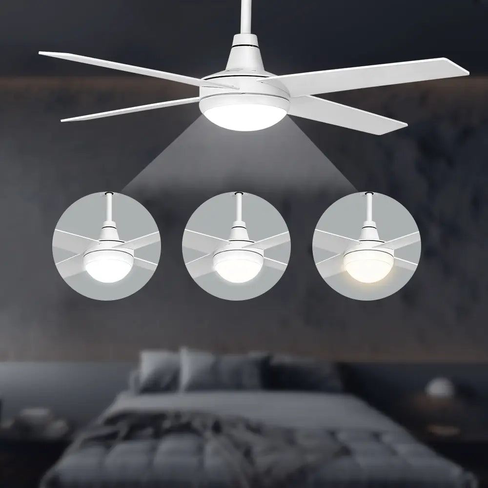 Yulian 52" DC Ceiling Fan with LED Light