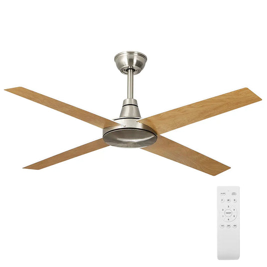 Yulian 52" DC Ceiling Fan with Remote Control