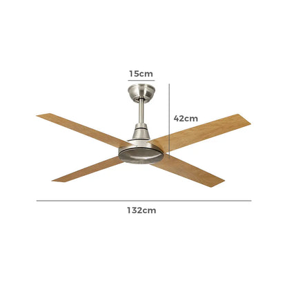 Yulian 52" DC Ceiling Fan with Remote Control
