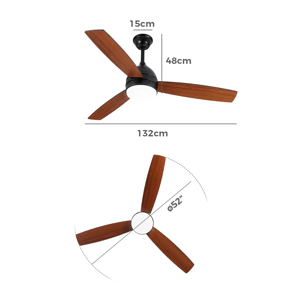 Baptiste 52" DC Ceiling Fan with Light