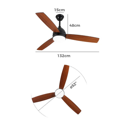 Baptiste 52" DC Ceiling Fan with Light