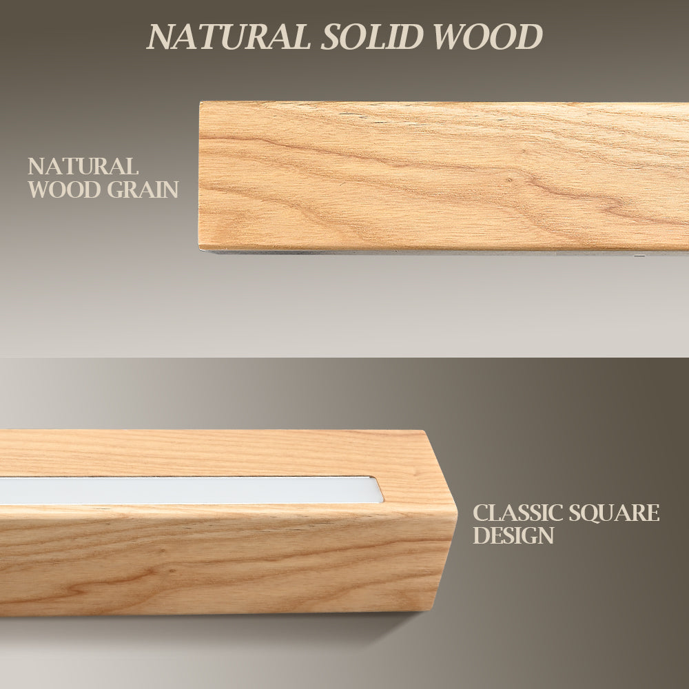 Theia Ash Wood LED Wall Light