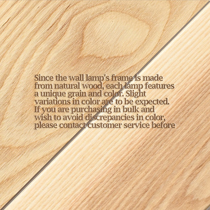 Theia Ash Wood LED Wall Light