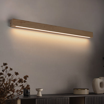 Theia Ash Wood LED Wall Light
