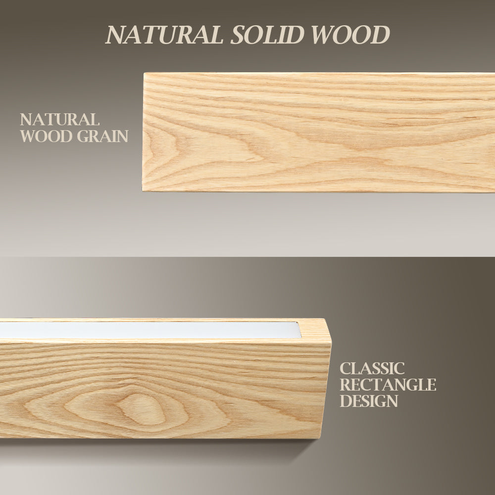 Dielli Ash Wood LED Up/Down Wall Light