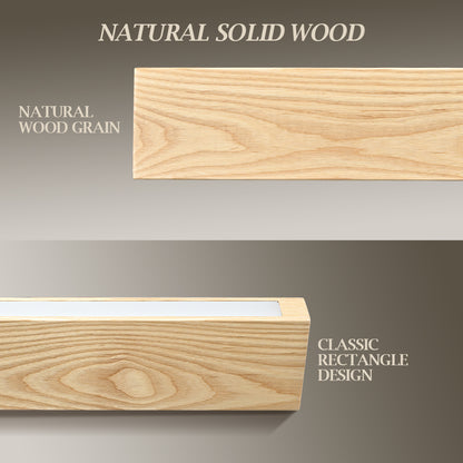 Dielli Ash Wood LED Up/Down Wall Light