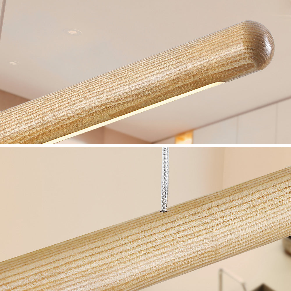 Galina Ash Wood LED Pendant Light
