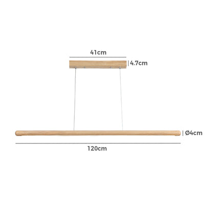 Galina Ash Wood LED Pendant Light