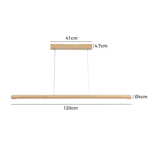 Galina Ash Wood LED Pendant Light
