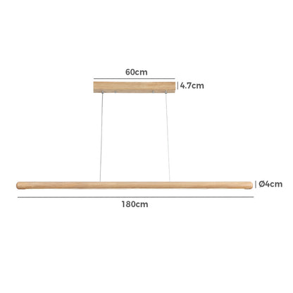 Galina Ash Wood LED Pendant Light