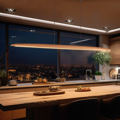 Eldrik Beech Wood Pendant Light