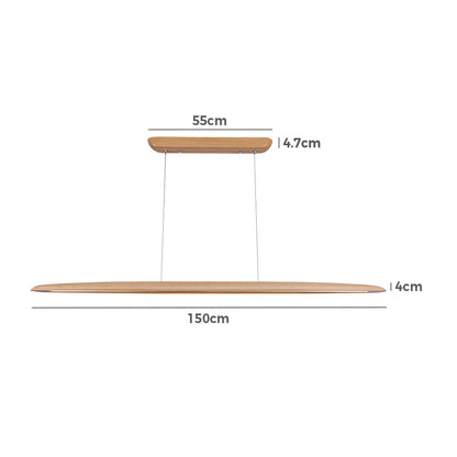 Eldrik Beech Wood Pendant Light