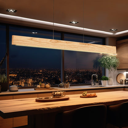 Fejo Ash Wood LED Pendant Light