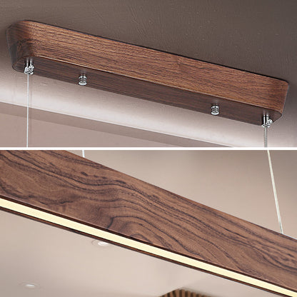 Galej Walnut Wood LED Pendant Light