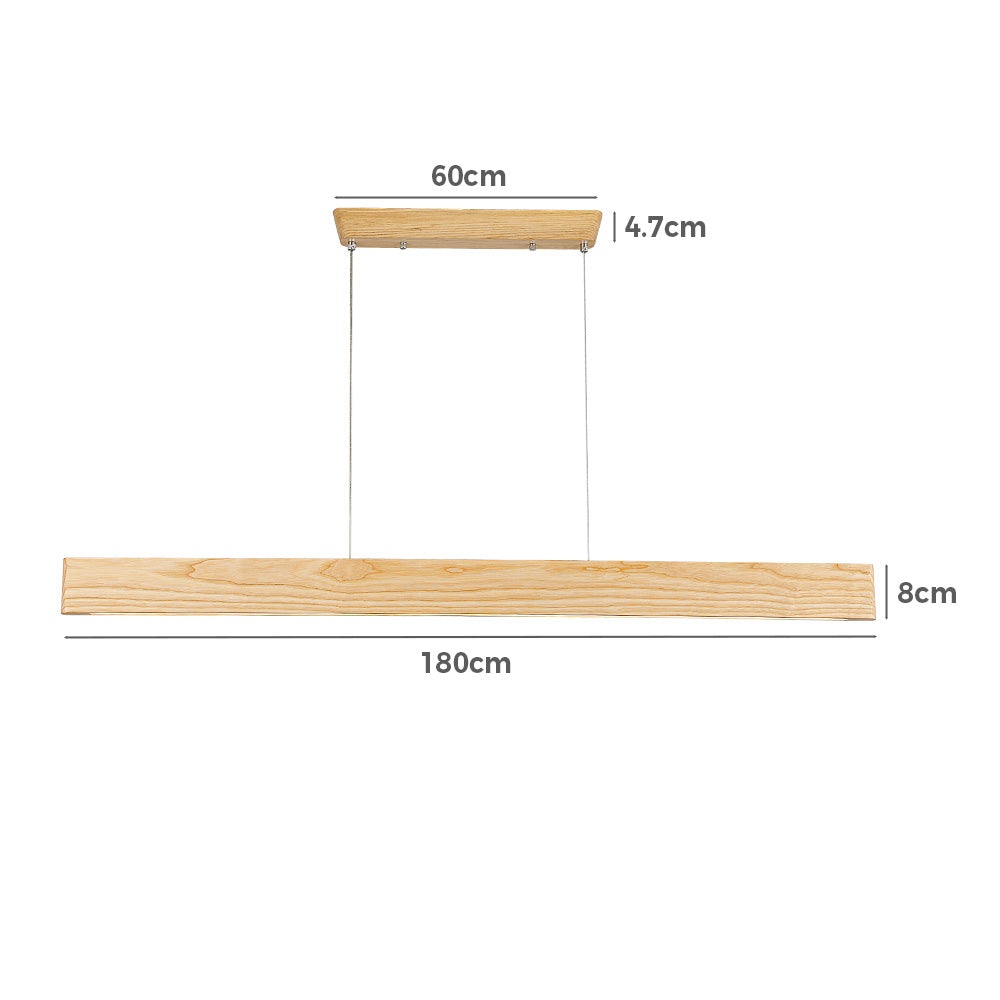 Fejo Ash Wood LED Pendant Light
