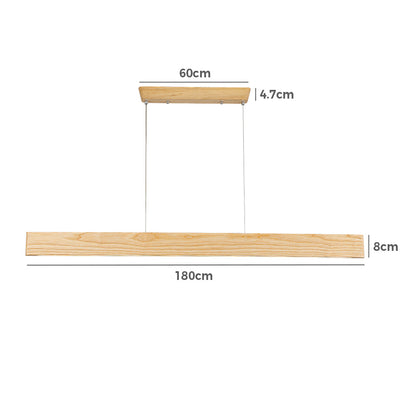 Fejo Ash Wood LED Pendant Light