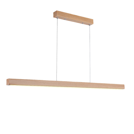 Caron Beech Wood LED Pendant Light