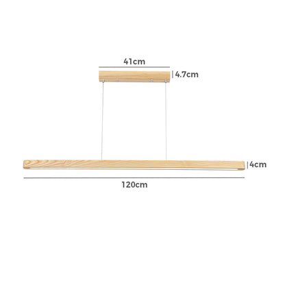 Fejo Ash Wood LED Pendant Light
