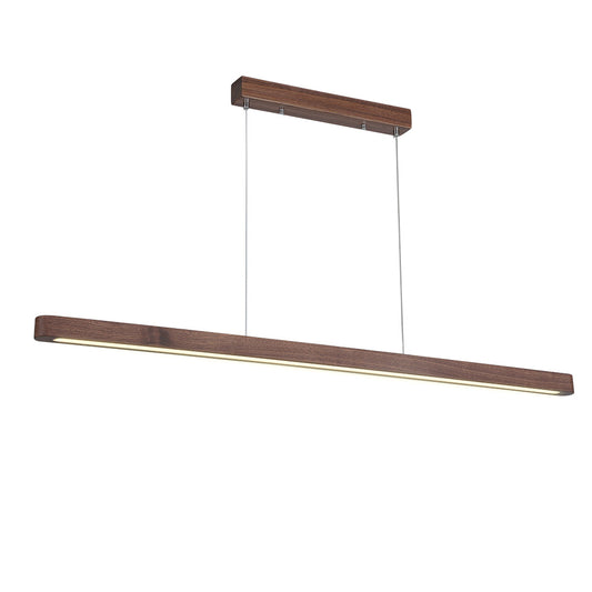 Galej Walnut Wood LED Pendant Light