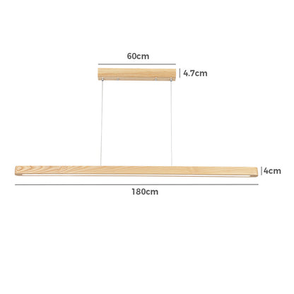 Fejo Ash Wood LED Pendant Light