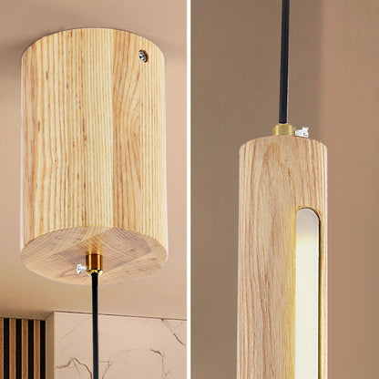 Galina Ash Wood Pendant Light