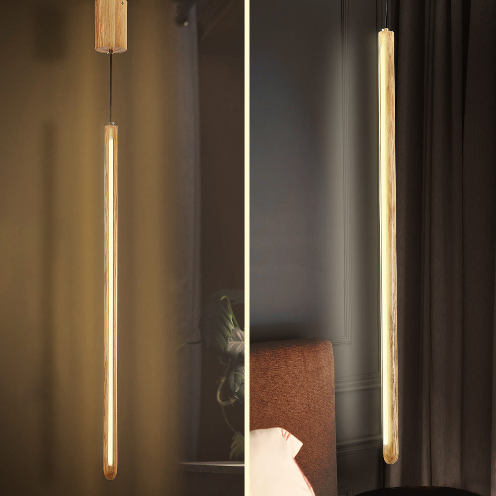 Galina Ash Wood Pendant Light