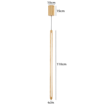 Galina Ash Wood Pendant Light