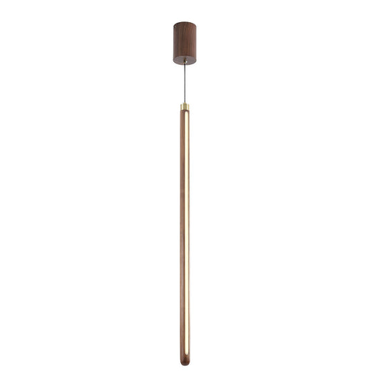 Last 2 Stocks! - Pan Walnut Wood Pendant Light