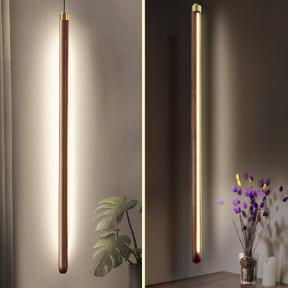 Last 2 Stocks! - Pan Walnut Wood Pendant Light