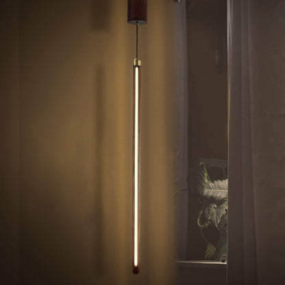 Last 2 Stocks! - Pan Walnut Wood Pendant Light